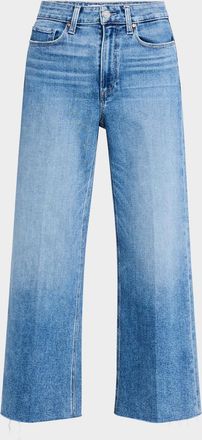 Paige Anessa Cropped Raw Hem Jeans