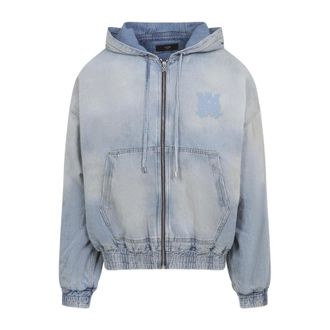 Amiri Denim Jackets, male, Blue, Size: L Amouja1037 Jacket