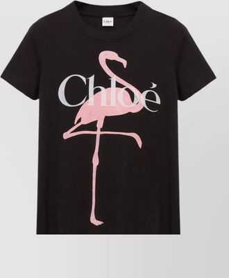 Chlo&eacute; logo t-shirt