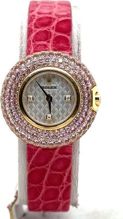 Rolex Pre-owned Rolex Cellini Quartz Diamond Ladies Watch 6201