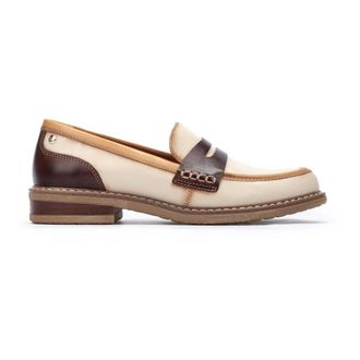 Pikolinos Off-White Dames Loafer Elegant Comfort - Dames - Loafers - Wit - 41 EU - Leer - Schoenen