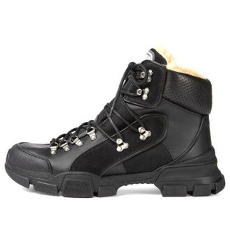 Gucci Flashtrek High-top With Wool Black 548714-D6060-1088