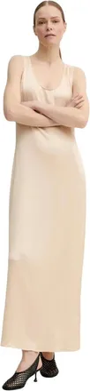 Remain Abito Lungo Taglio Sbieco - - Dresses - Donna - Beige - XS