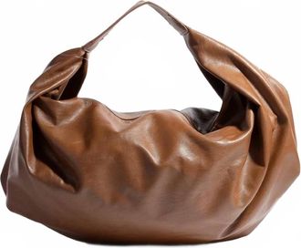 Fame Accessories Womens Remi Faux Leather Hobo Bag In Brown