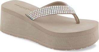 Christian Siriano Filix Platform Sandal in Simply Taupe at Nordstrom, Size 10