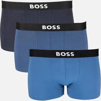 HUGO BOSS Mens BOSS 3-Pack BOSS ONE Boxer Trunks, Blues - Size: 32/30/31