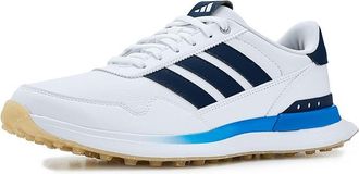adidas Golf S2G 26 Leather Spikeless Golf Shoes Mens Golf Shoes Ftwr White/Collegiate Navy/Lucid Ray Blue : 12.5 D - Medium