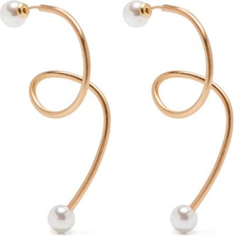 Cult Gaia Orecchini con perle - Oro