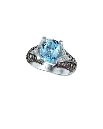 Le Vian 14K 3.54 Ct. Tw. Diamond & Aquamarine Ring