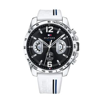Tommy Hilfiger Accessoires, Heren, Grijs, ONE Size, Horloges