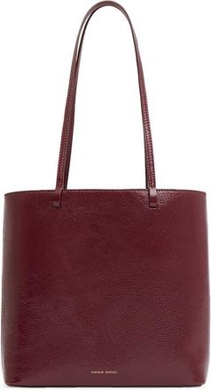 Mansur Gavriel Filo Leather Tote in Claret at Nordstrom