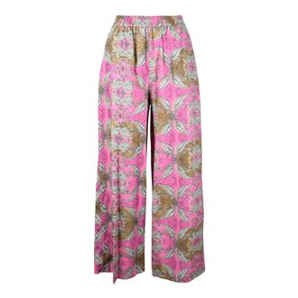 Snobby Sheep Broek - Dames - Wijde Broeken - Veelkleurig - L - Katoen - Broeken