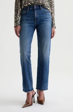AG - Adriano Goldschmied Brinley High Waist Straight Leg Jeans in Main Street at Nordstrom, Size 30