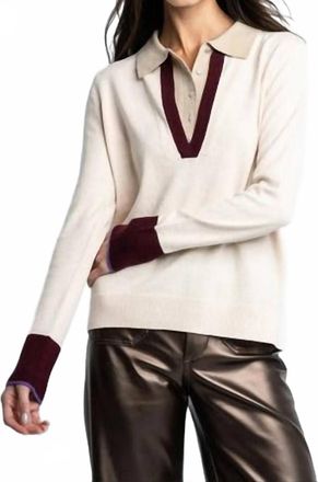 Lisa Todd Double Down Sweater In Sheepskin