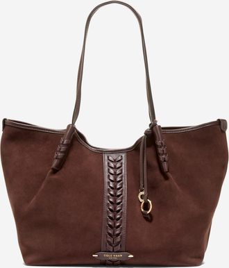 Cole Haan Womens Isabella Slouchy Tote Bag - Brown