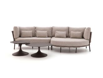 Suns Bardi/Nova chaise longue loungeset 3-delig links 4-zits