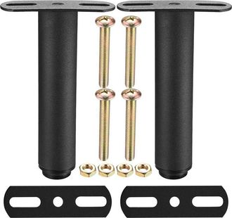 OEM Patas Ajustables Para Cama De 18 A 33 Cm, Patas Retr&aacute;ctiles Para Muebles, Patas De Mesa, Patas Met&aacute;licas En Forma De T, Soporte Para Armaz&oacute;n De Cama, 