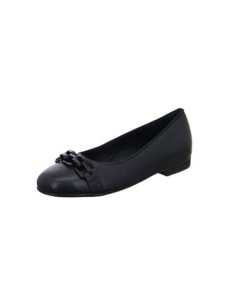 Ara Womens Scout Ballet Pump W/chain Sandals In Black