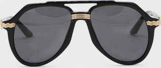 Casablanca Mens Rajio Sunglasses Black Gold - Size: ONE size
