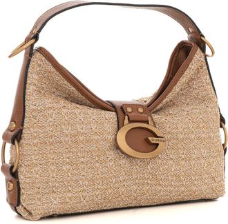 Guess Tassen, Dames, Bruin, ONE Size, Polyester, Camden Shoulder Bag