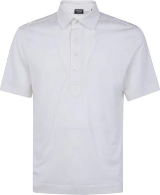 Ermenegildo Zegna Z Lux Leisurewear Polo Shirt - Heren - Polos - Wit - M - Tops