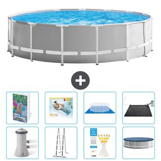 Intex Piscina Prism Frame Redonda - 457x122 Cm - 9-piezas S567