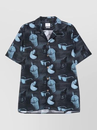 Paul Smith casual short sleeves shirt lightweight graphic print