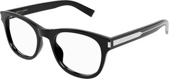 Saint Laurent Authentieke Premium Kwaliteit Bril - unisex - Brillen - Zwart - 55 MM - Accessoires