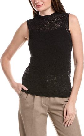 Lafayette 148 New York Sleeveless Knitted Lace Sweater
