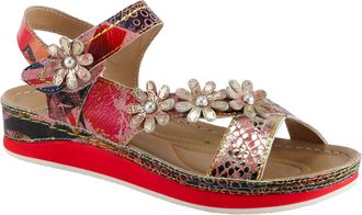 L'Artiste by Spring Step CharIeen Pink Multi CHARLEEN-699 Womens