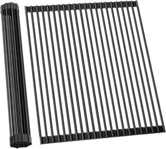 OEM Escurridor De Platos Enrollable Para Fregadero, 52 X 33 Cm (ancho X Largo), Alfombrilla Antideslizante De Silicona Resistente Al Calor