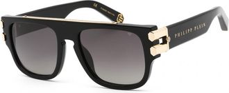 Philipp Plein SPP011M 700P Mens Sunglasses Black Size 55