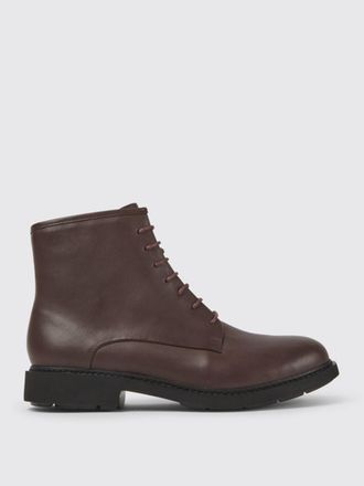 Camper Flat Ankle Boot Woman color Brown