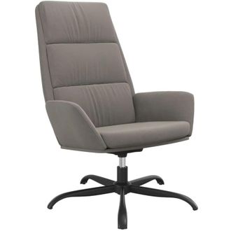 vidaXL Sill&oacute;n De Relax De Terciopelo Gris Claro Vidaxl