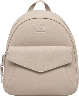A|X Armani Exchange Isabel Rugzak - Dames - Tassen - Beige - Maat: ONE Size Leer