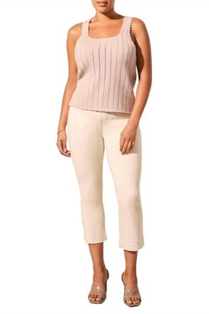 Tribal Jayella Sweater Tank In Seashell