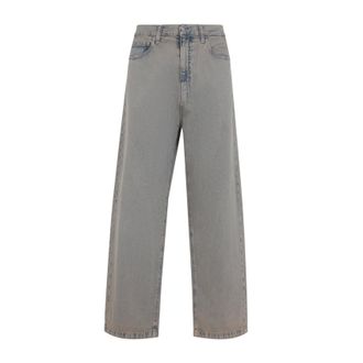 Carhartt Work in Progress Blue Landon Cotton Jeans-Uomo