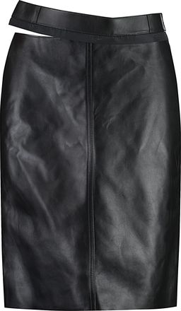 Fendi Leather Skirt
