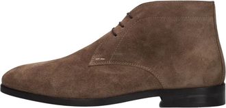 Stefano Lauran Veterschoenen 92301 - Heren - Veterlaarzen - Bruin - 41 1/2 EU - Su&egrave;de - Schoenen