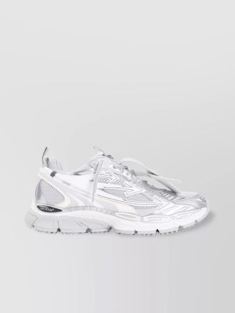 Off-white mesh low-top sneakers