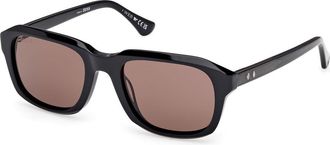 Web Eyewear WE0389 01E Mens Sunglasses Black Size 54