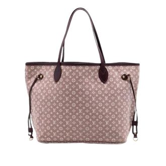 Louis Vuitton Pre-owned Tote Bags, female, Pink, Size: ONE SIZE Pre-owned Idylle Neverfull MM