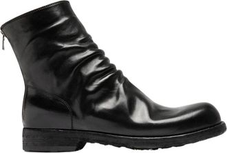 Officine Creative Stivaletto - Heren - Enkellaarsjes - Zwart - 40 EU - Leer - Schoenen