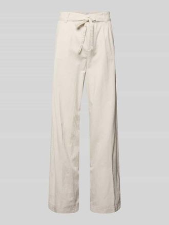 Angels Wide Fit Stoffhose mit B&uuml;gelfalten Modell Livia in Beige, Gr&ouml;&szlig;e 36/30