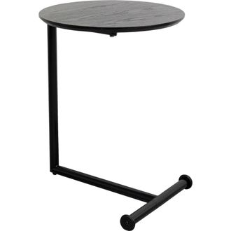Kare Design Mesa auxiliar madera &oslash;46 cm negro