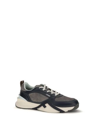 Fendi Mens Flow Sneakers Blueber+cenere+menta