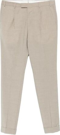 Pantaloni Torino Slim-fit broek - Heren - Slim Fit Broeken - Bruin - 3XL - Broeken