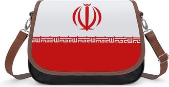 Generic Flag of Iran Small Womens Crossbody Bags Shoulder Handbag with Adjustable Strap for Travel