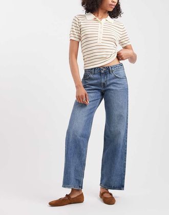 Levi's Jeans ampi a vita bassa blu medio