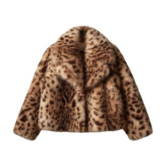Sofie Schnoor Larriesw Faux Fur Jacket - Jackets - Mujer - Marr&oacute;n - M